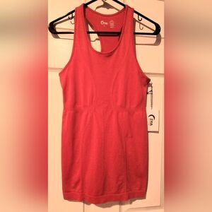 Zyia Active Red Copper Charged Tank Top Size Small